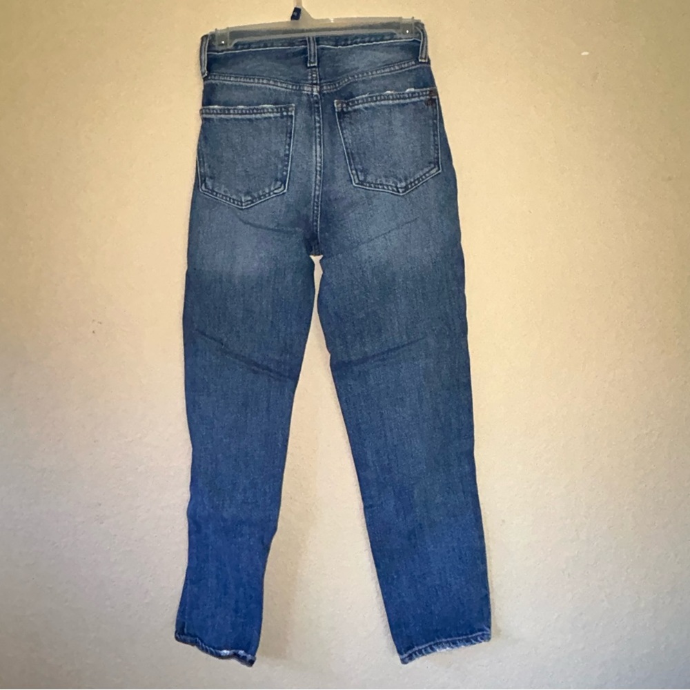 Size 23 Madewell Dark Wash Mom Jeans - Picture 2 of 3